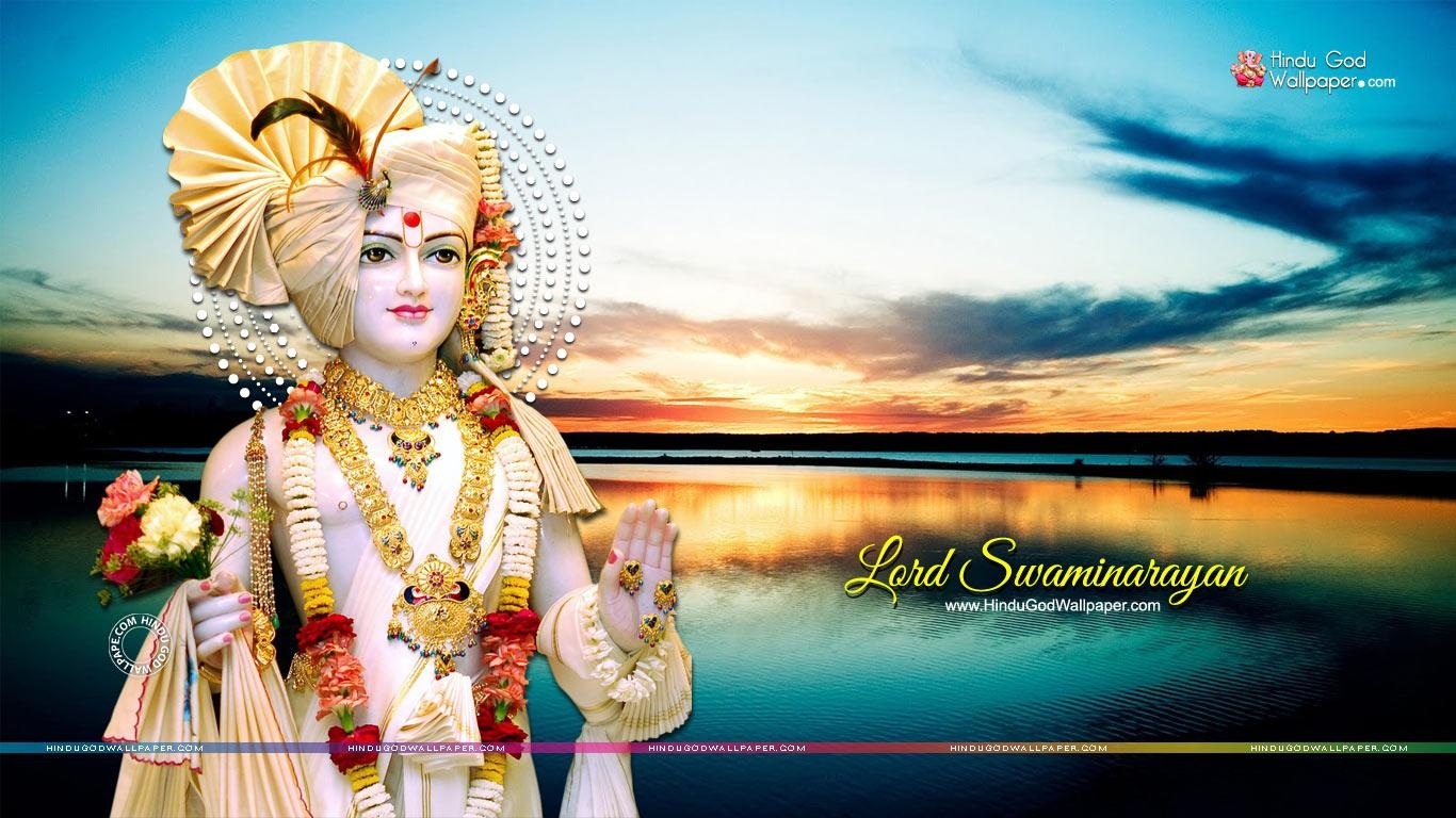 1370x770 Lord Swaminarayan HD Wallpaper Photo for PC Free Download, Desktop