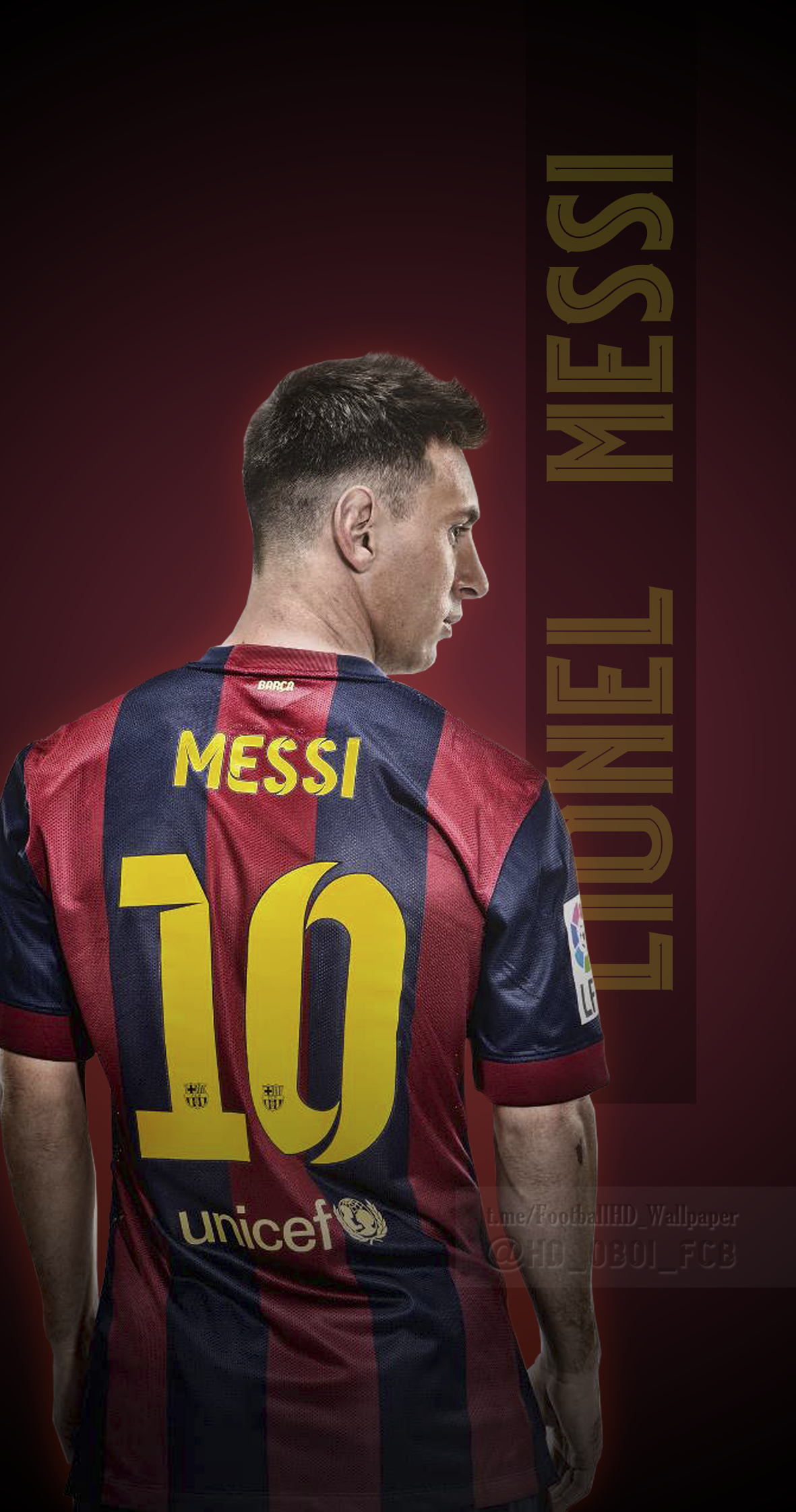 1190x2250 Leo messi, Phone