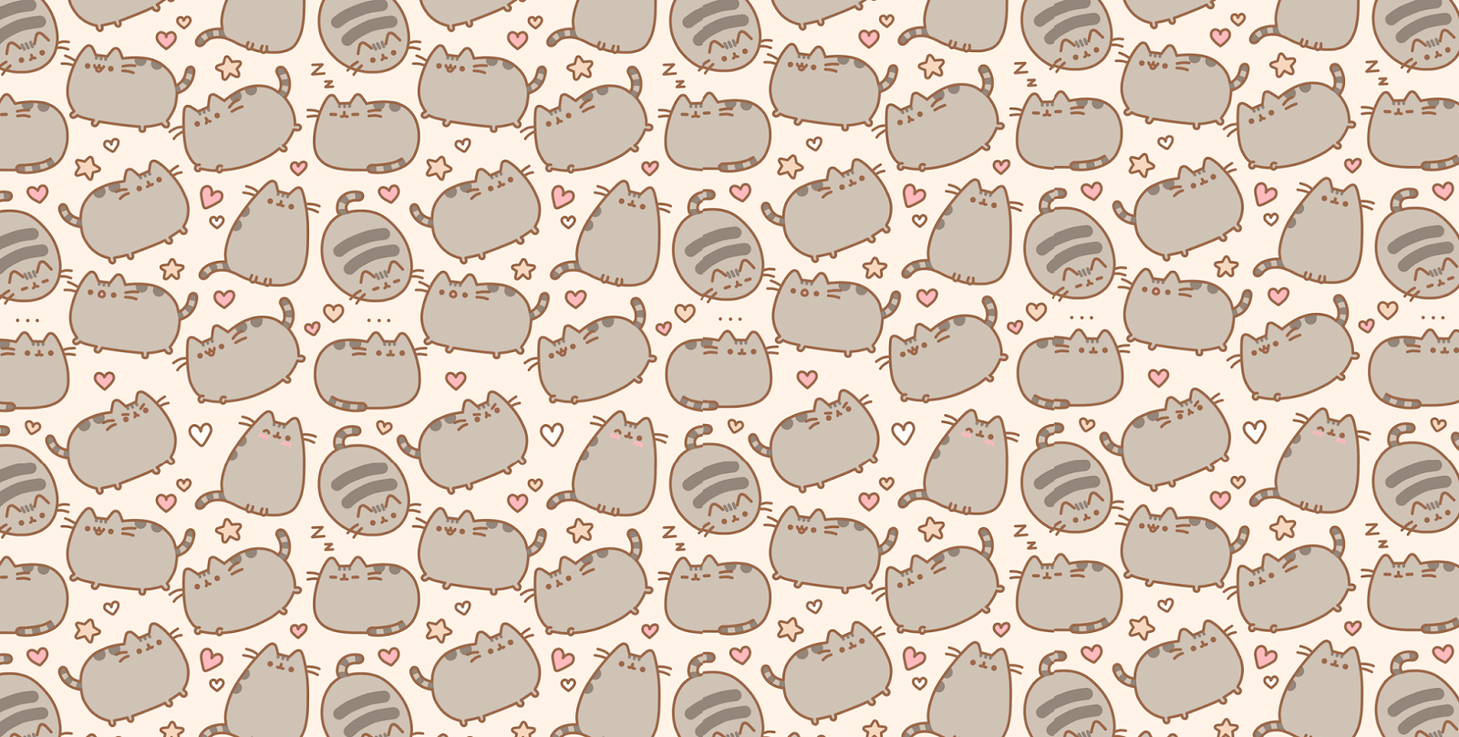 1600x810 Pusheen Cat Desktop Wallpaper. Cat wallpaper, Pusheen, Cat background, Desktop