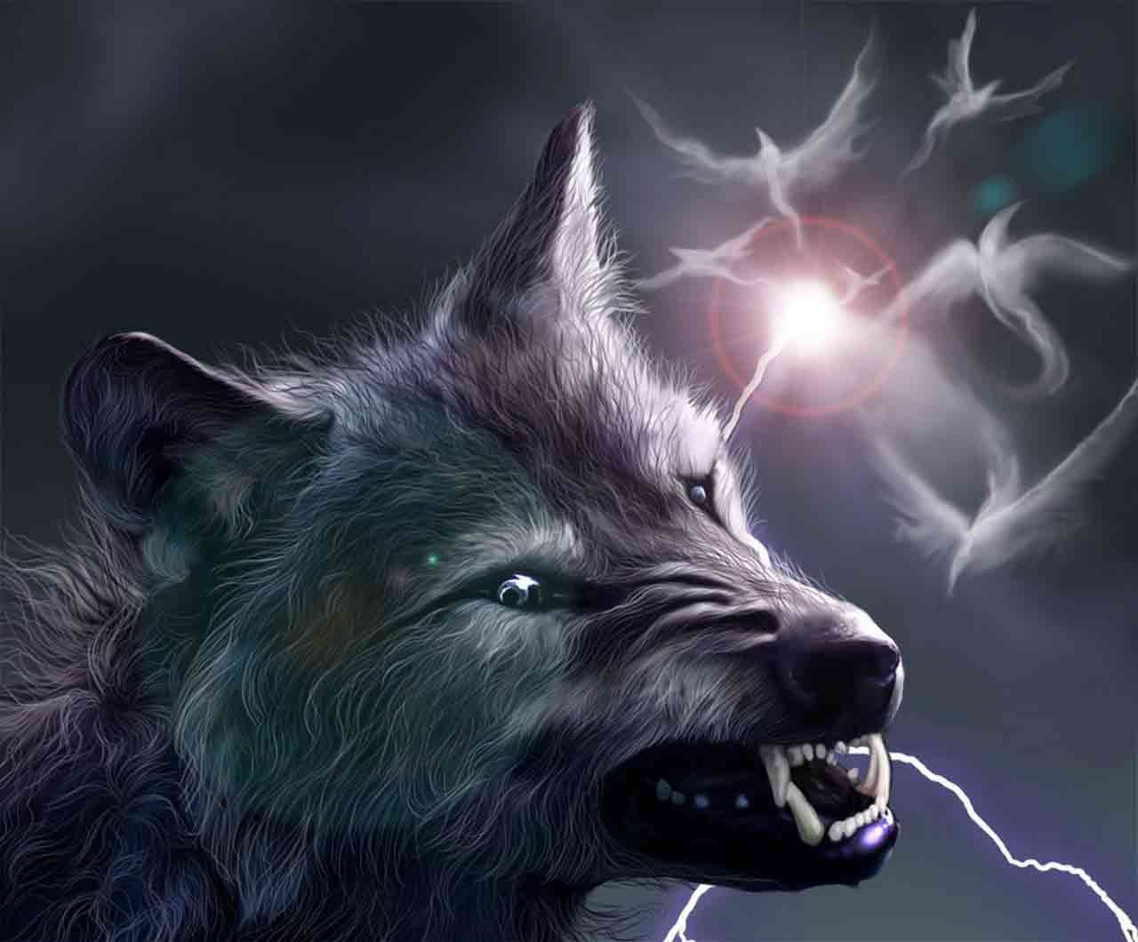 1280x1060 Mystical Wolf Wallpaper Free Mystical Wolf Background, Desktop