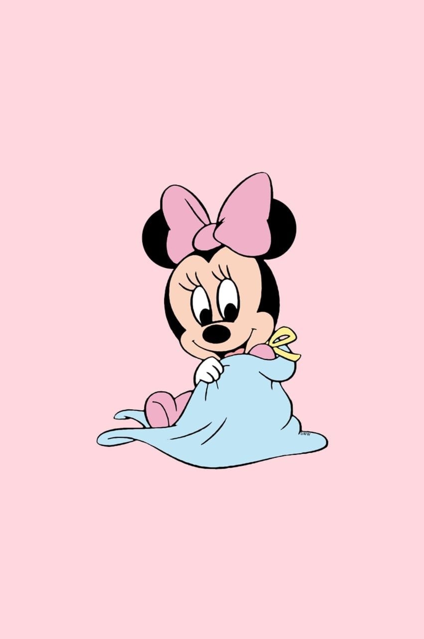 860x1280 Baby Minnie Mouse Lockscreen shared. Mickey mouse wallpaper, Cartoon wallpaper iphone, Minnie mouse drawing, Phone