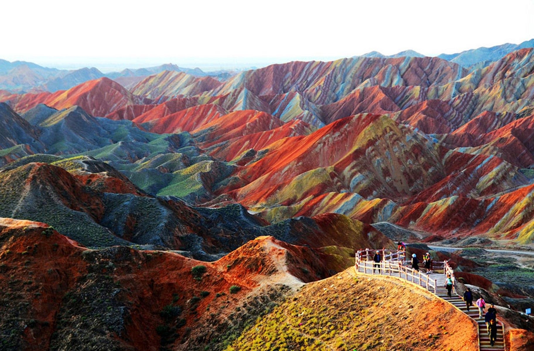 1830x1200 Zhangye Danxia Landform in China [1920x1200], Desktop