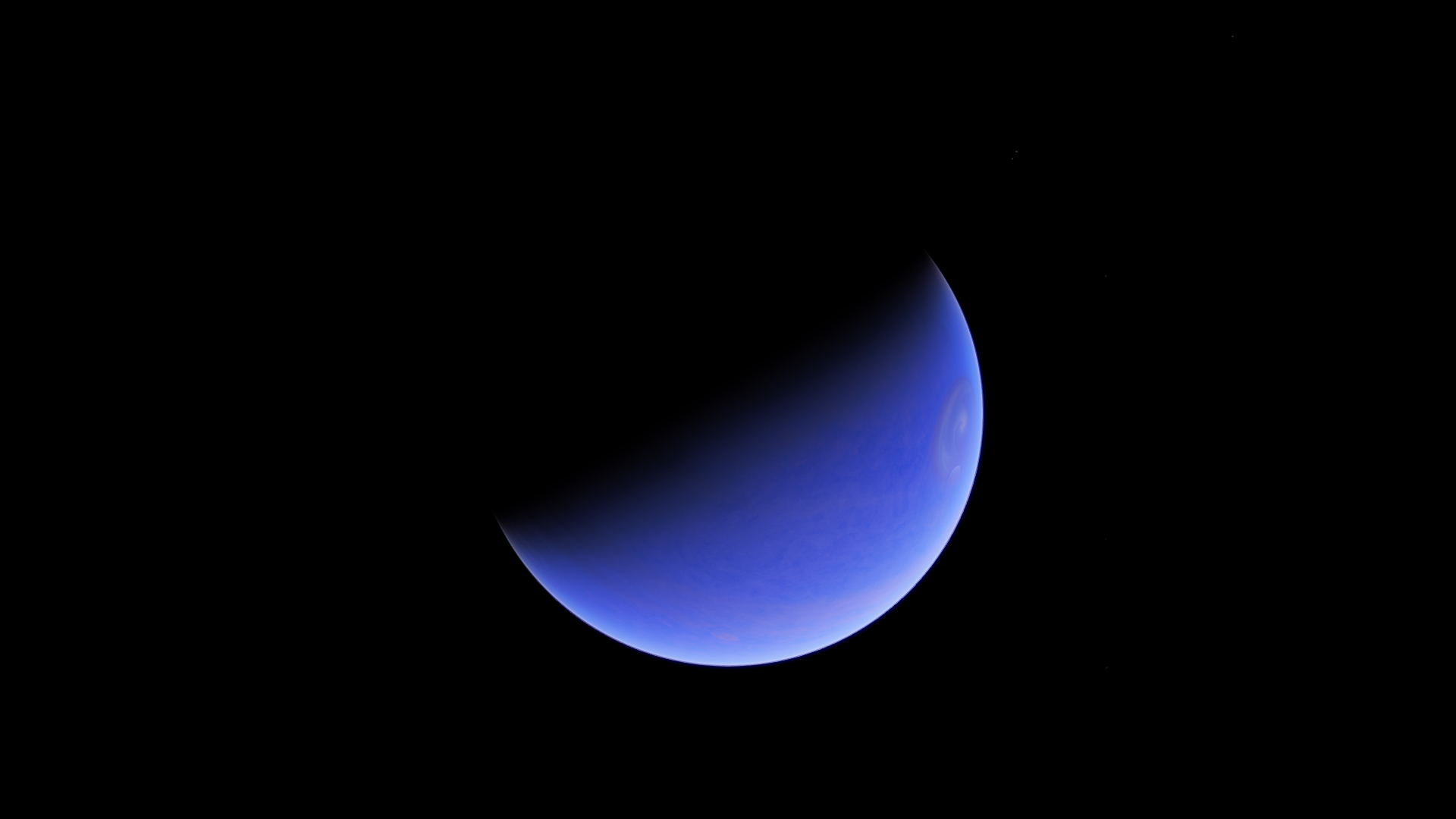 1920x1080 Wallpaper, Space Engine, blue, planet, Gas giant, space art, Neptune, Desktop