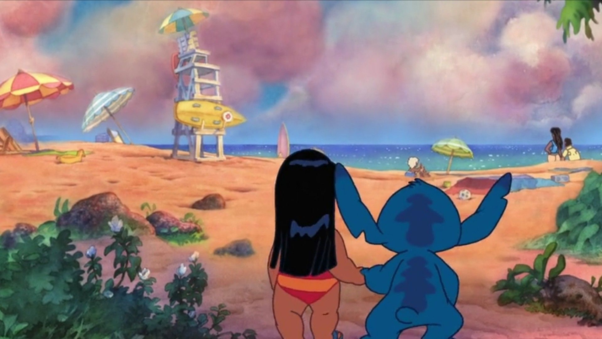 1920x1080 Wallpaper Lilo y Stitch. Cute laptop wallpaper, Disney desktop wallpaper, Laptop wallpaper, Desktop