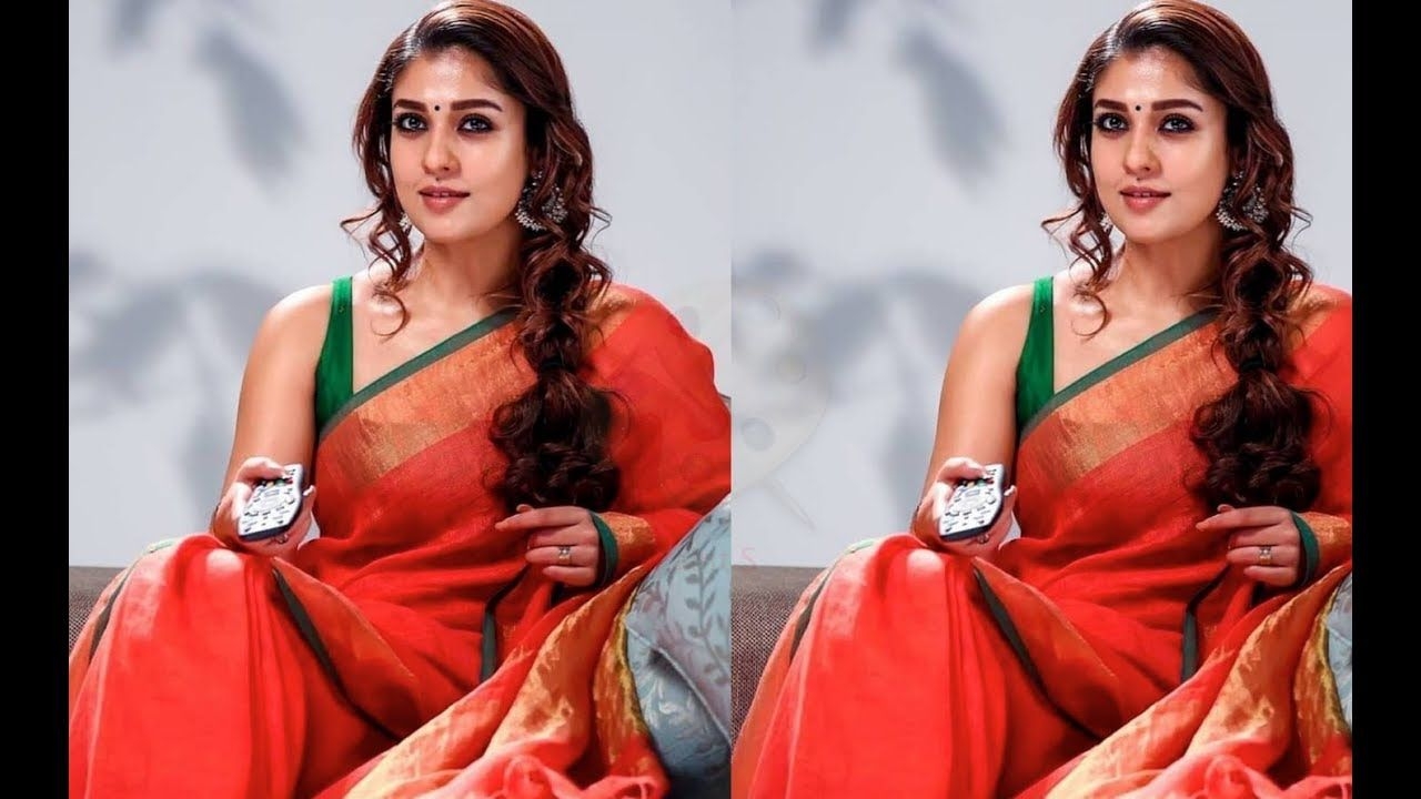 1280x720 Nayanthara's HOTTEST saree looks, Desktop