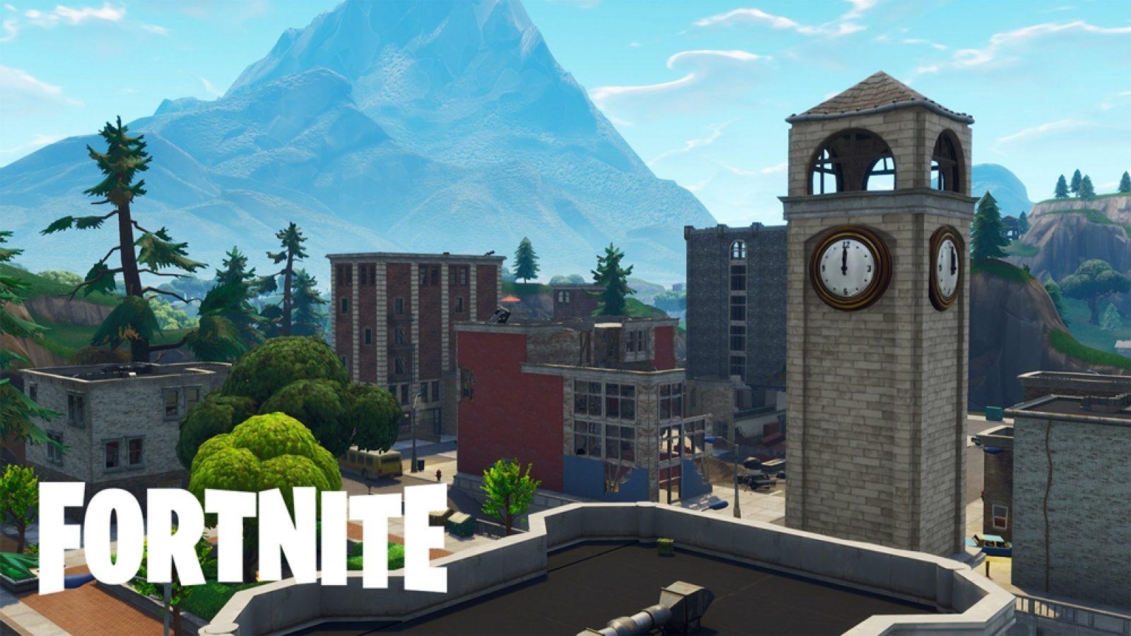 1600x900 Leaked Fortnite footage shows Tilted Towers and Wailing Woods, Desktop