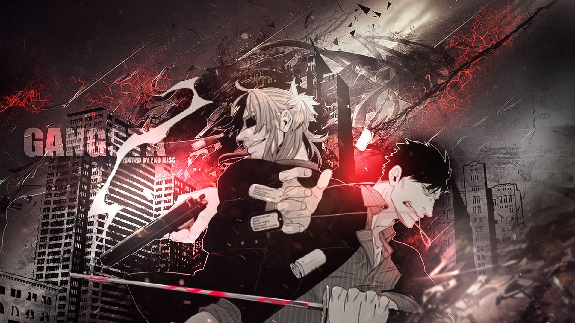 1920x1080 Anime. Anime wallpaper, Gangsta anime, Anime wallpaper, Desktop