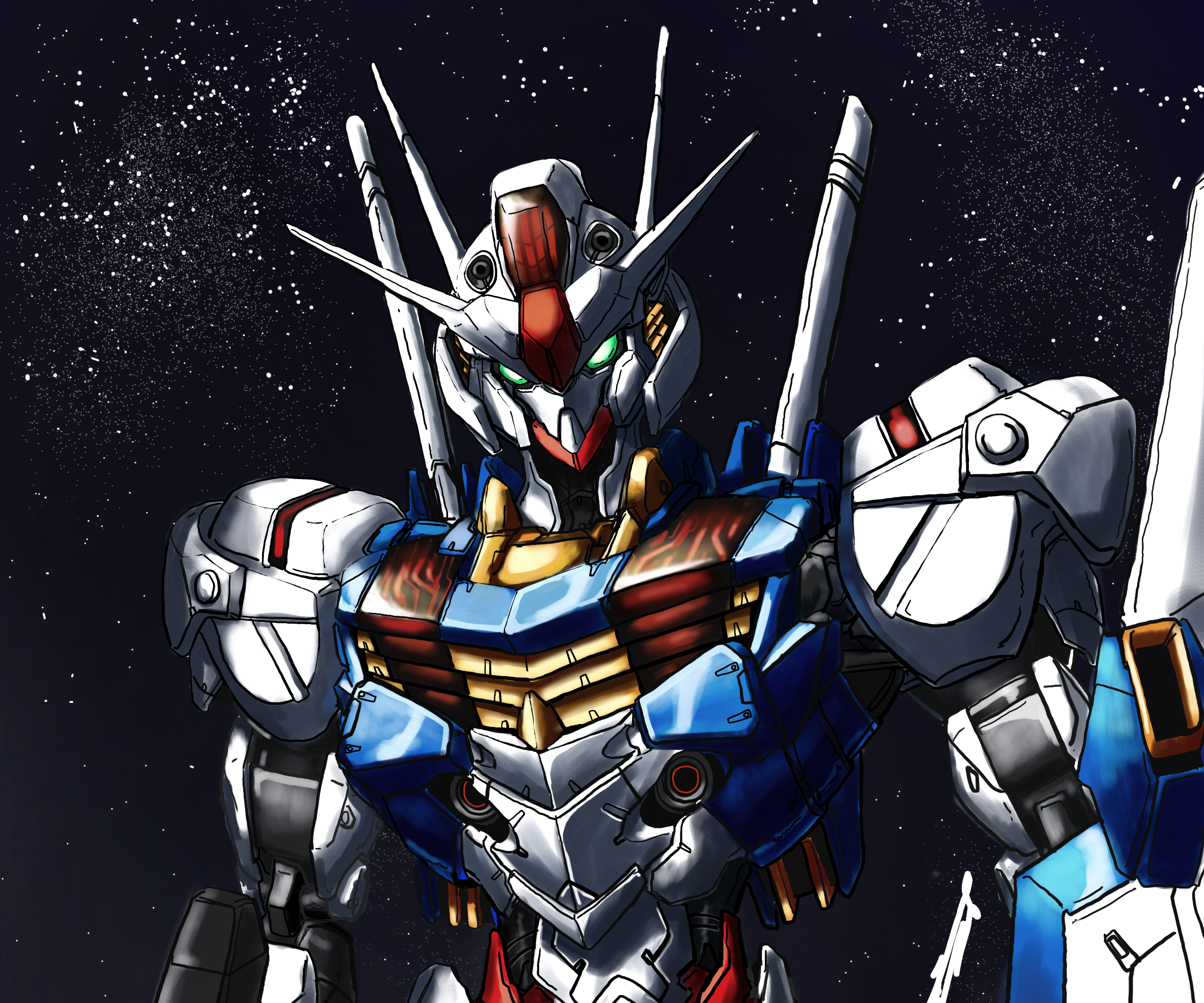 2560x2130 XVX 016 Gundam Aerial, Desktop