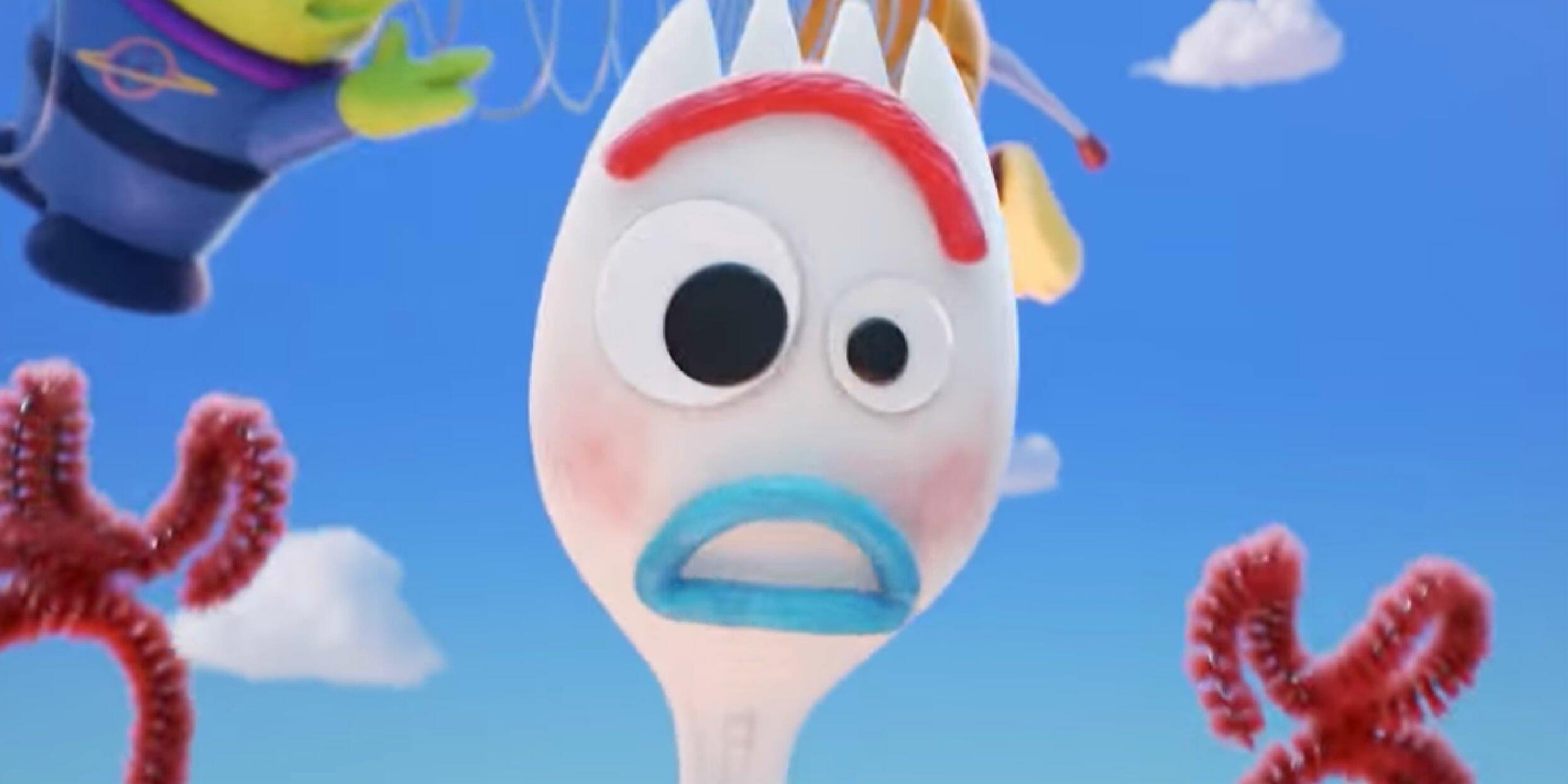 2490x1250 Forky, Toy Story 4's New Character, is Already a Meme, Desktop