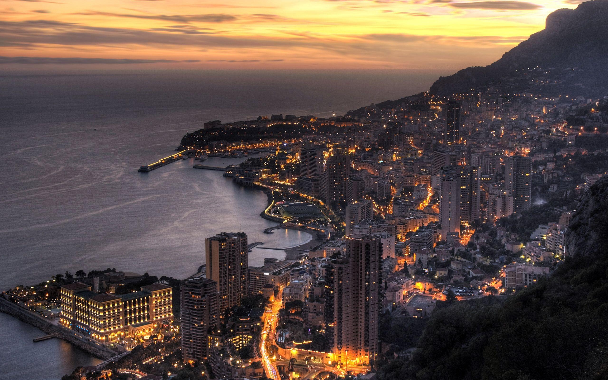 2560x1600 Monaco in Twilight Wallpaper, Desktop