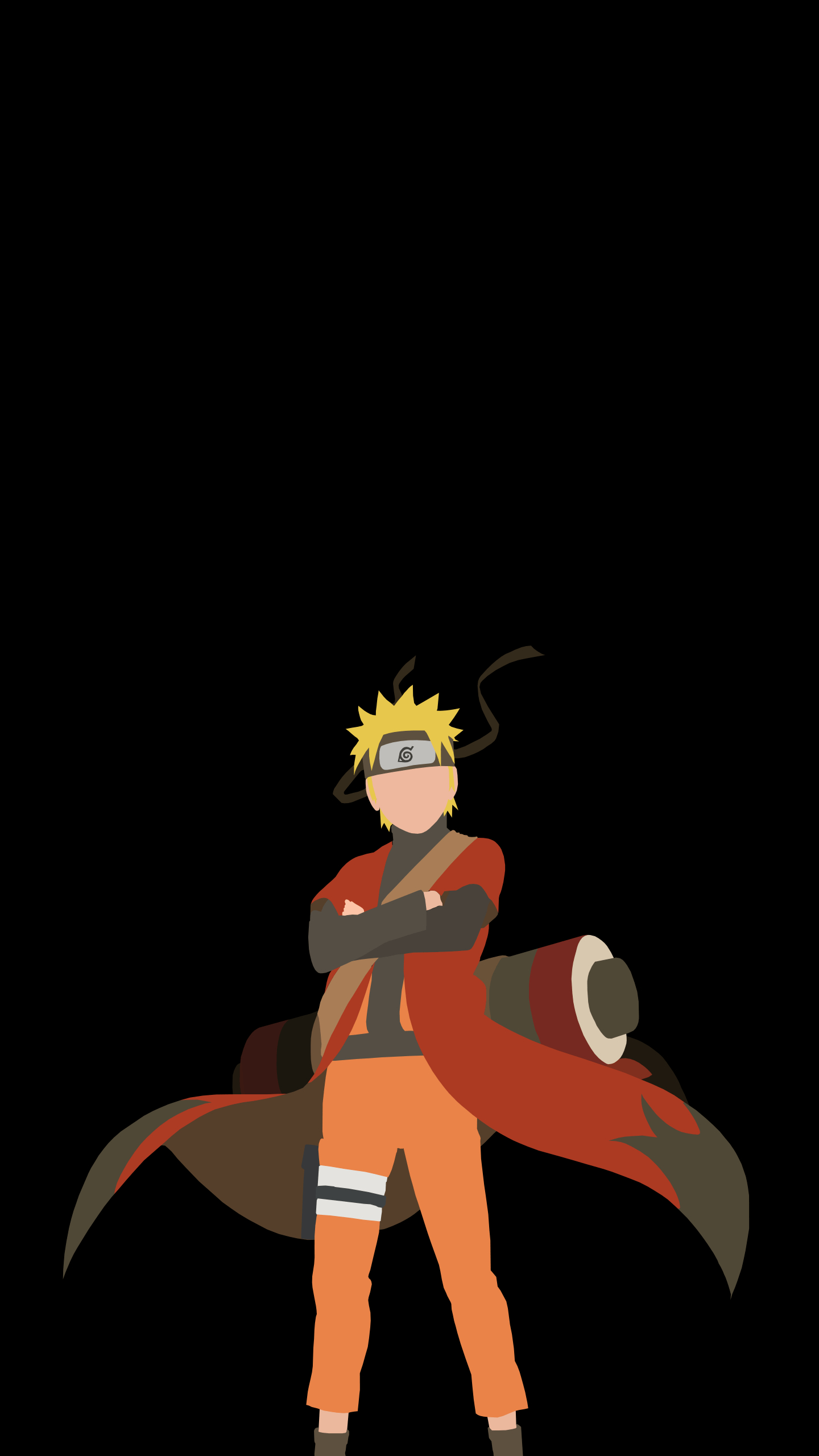 1440x2560 Naruto Vector AMOLED Wallpaper (2K), Phone