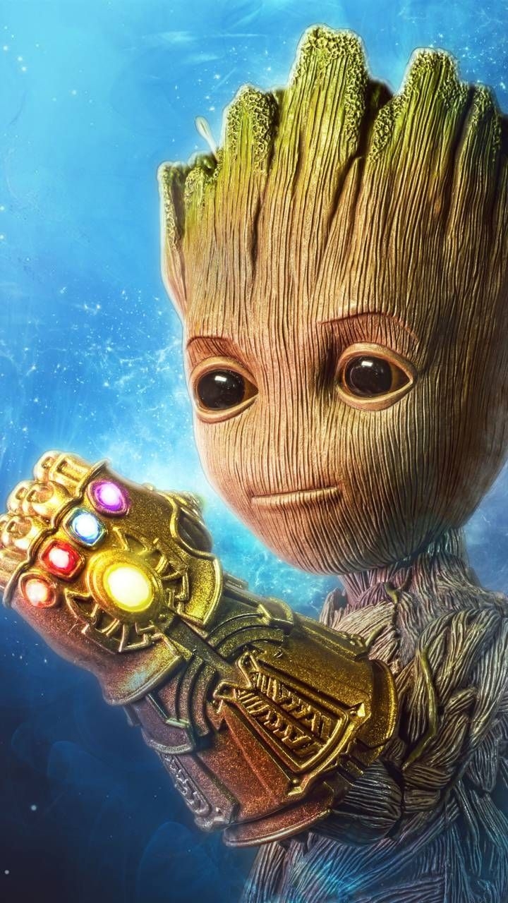 720x1280 Download Baby Groot Funny Wallpaper by Messi10509 now. Browse millions of popula. Marvel comics wallpaper, Avengers wallpaper, Thanos marvel, Phone