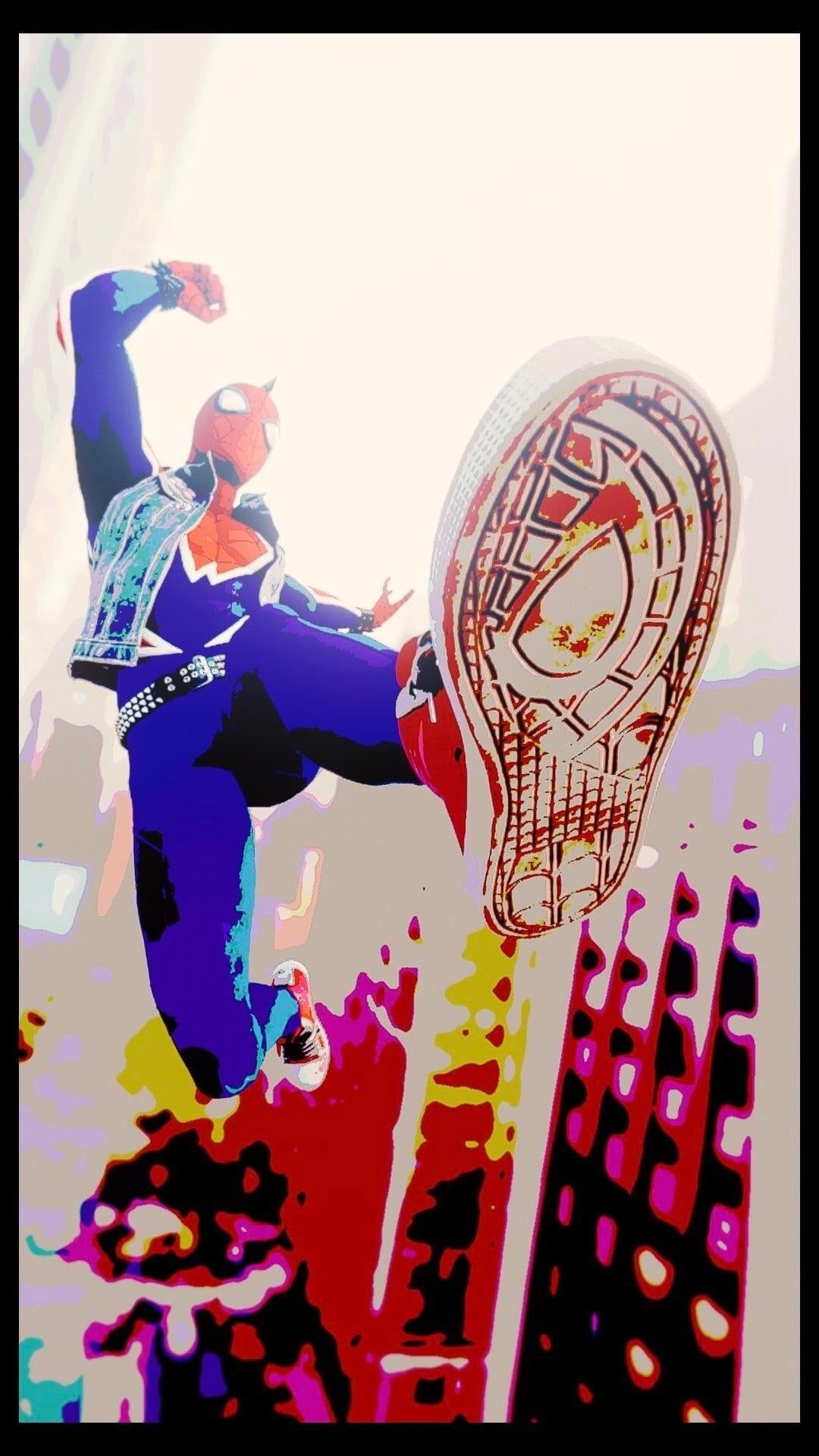 1080x1920 Spider Punk Wallpaper With Into The Spider Verse Vibes!: DailyBuglePS4, Phone