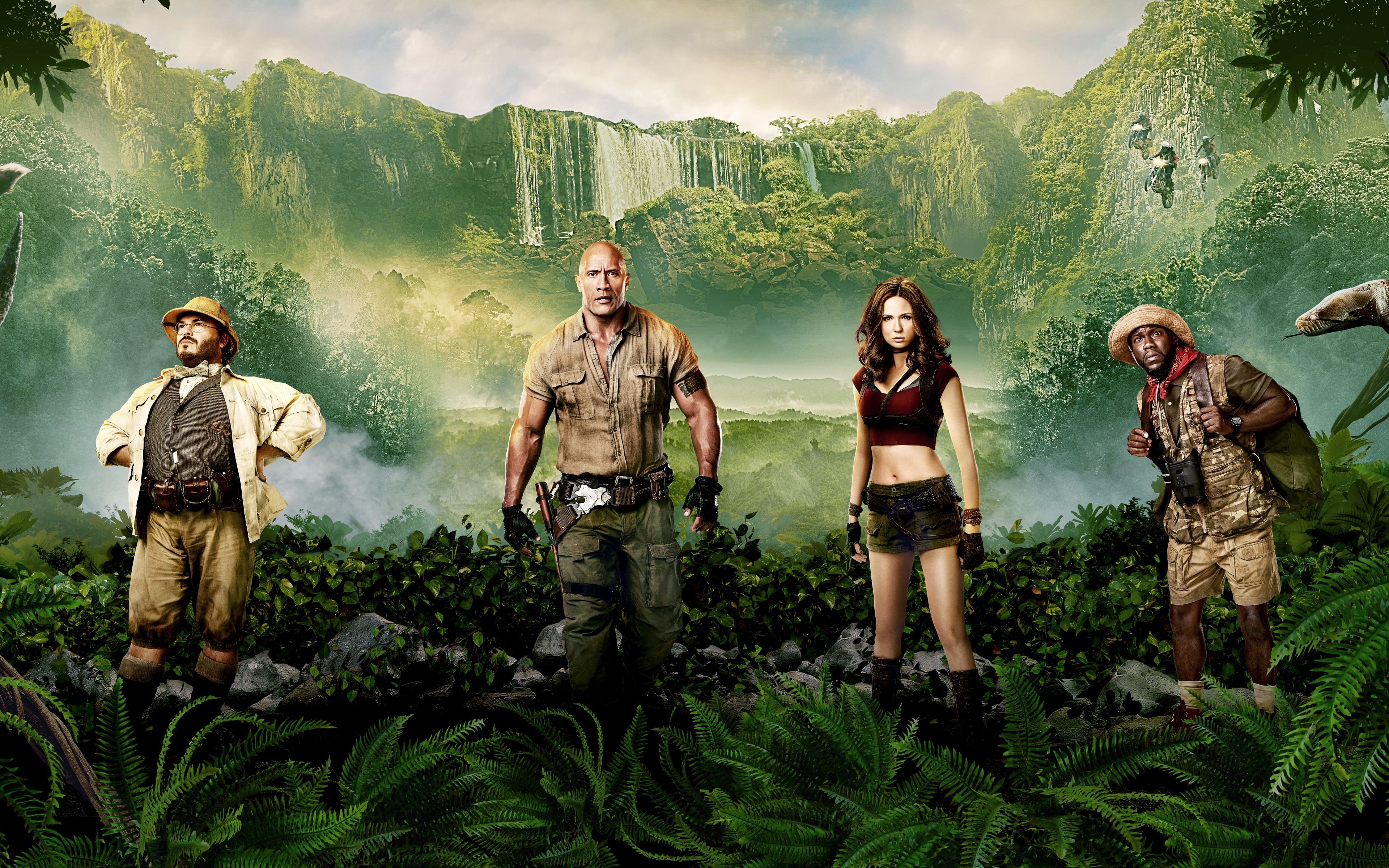 3840x2400 Jumanji Welcome to the Jungle 4K 8K Wallpaper, Desktop