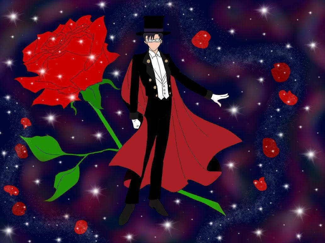 1040x780 Tuxedo Mask Wallpaper- Sailor Moon, Desktop