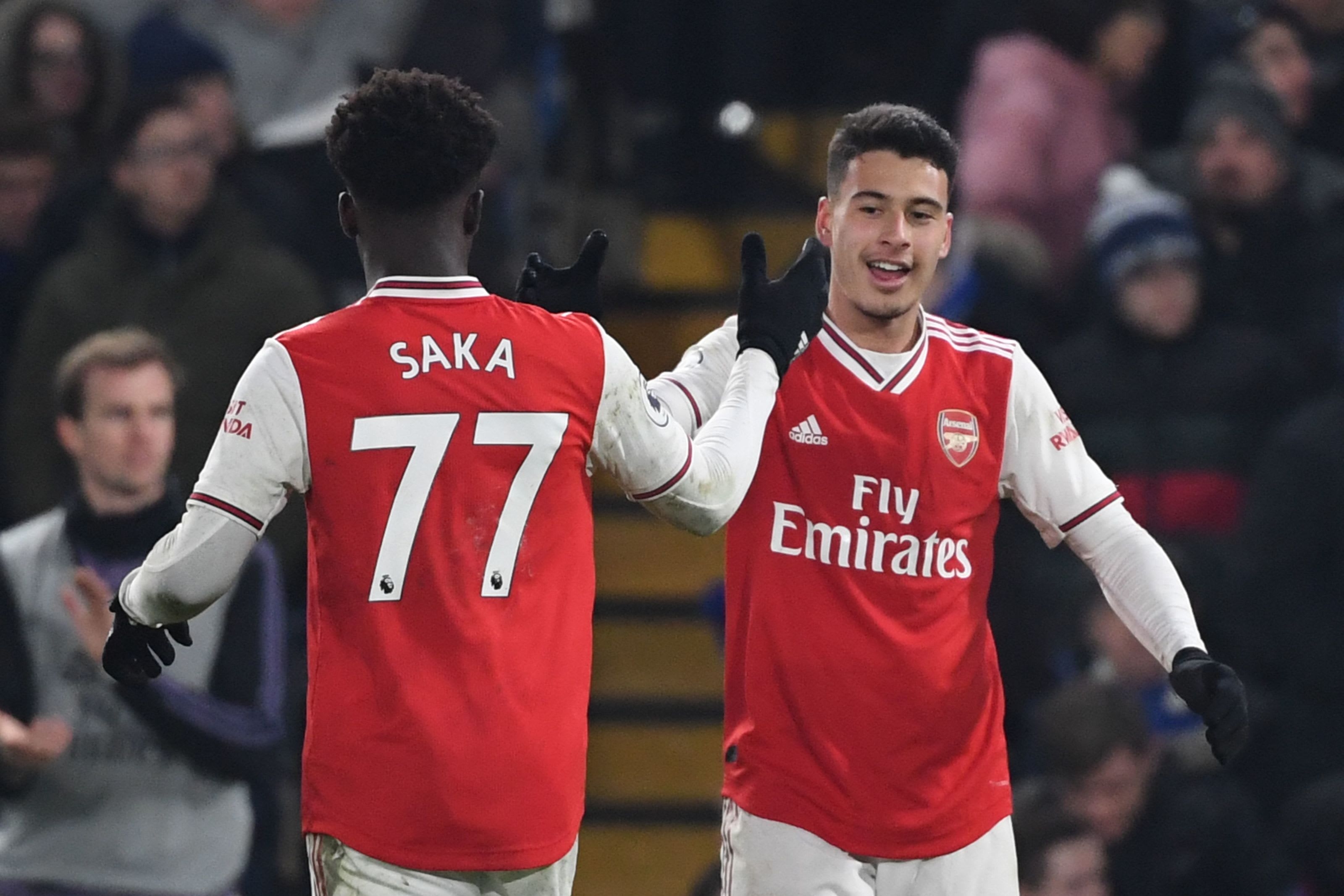 3200x2140 Arsenal, Bukayo Saka, Gabriel Martinelli Saka And Martinelli, Download Wallpaper, Desktop