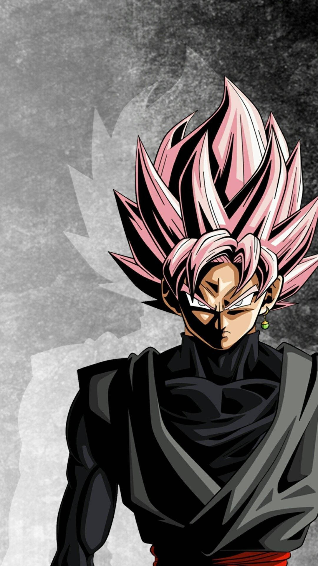 1080x1920 Download Gray Background Of Black Goku Phone Wallpaper, Phone