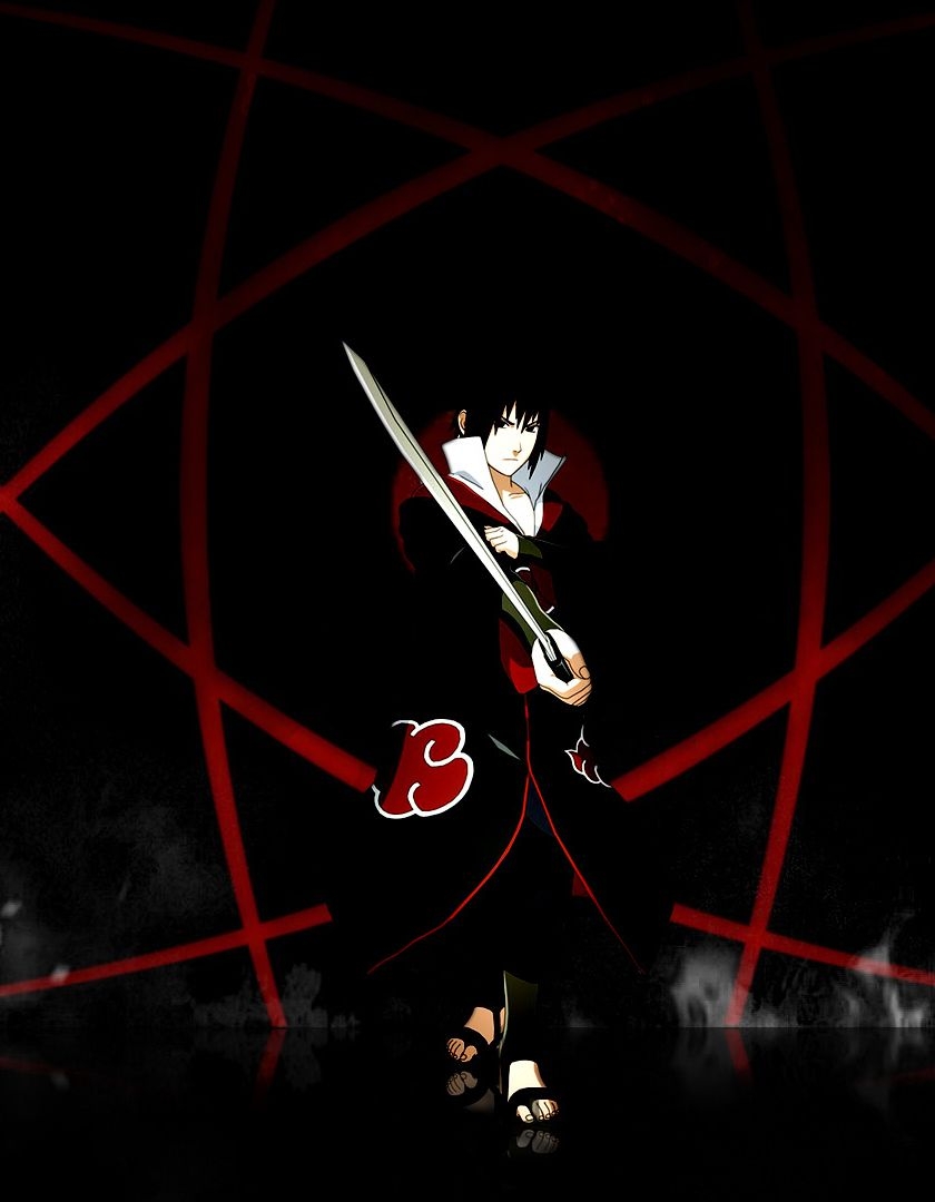 840x1080 Download 840x1160 wallpaper naruto, dark, sasuke uchiha, iphone 4, Phone