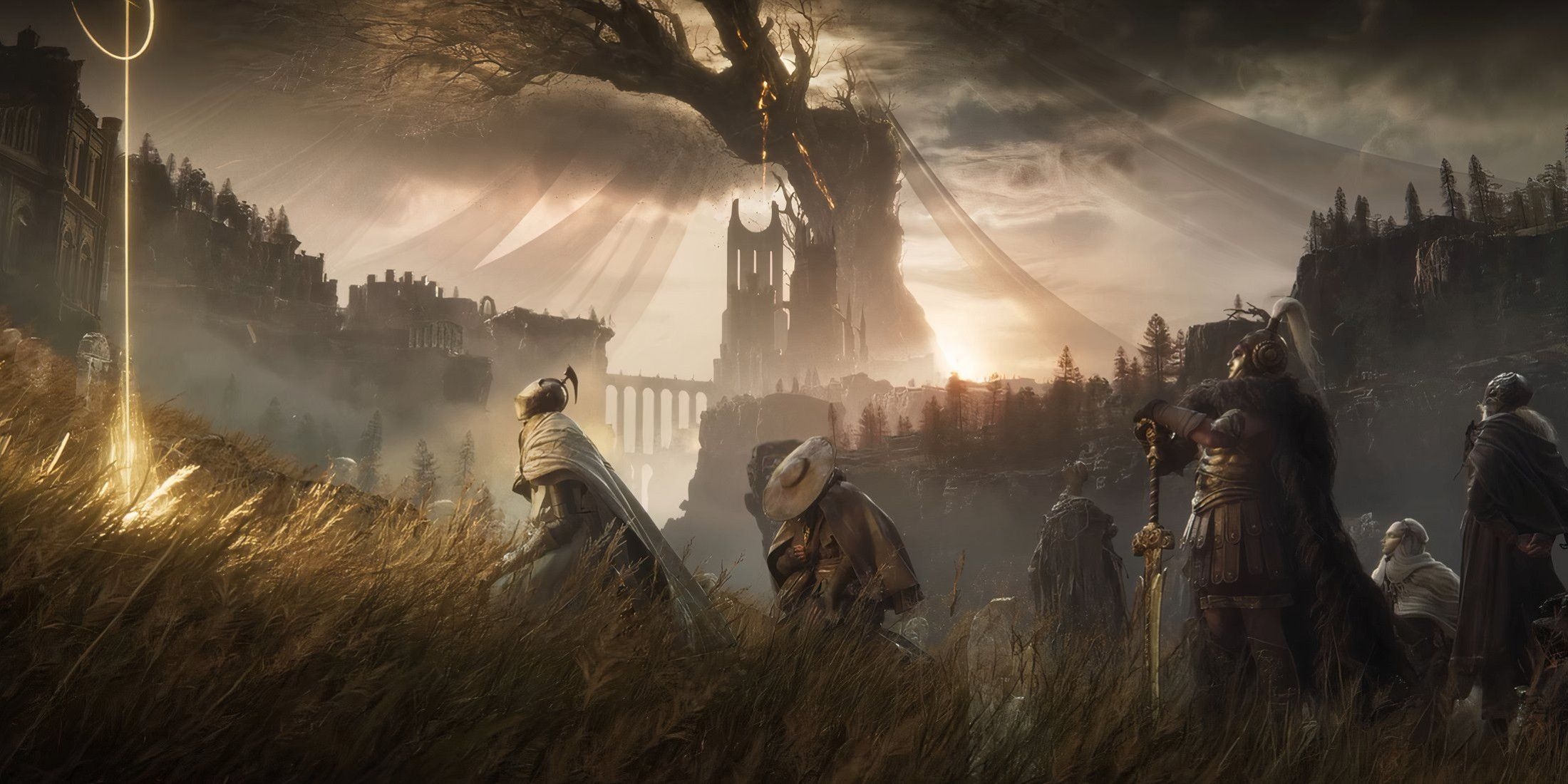 2200x1100 Stunning Elden Ring DLC Sets Up, Dual Screen