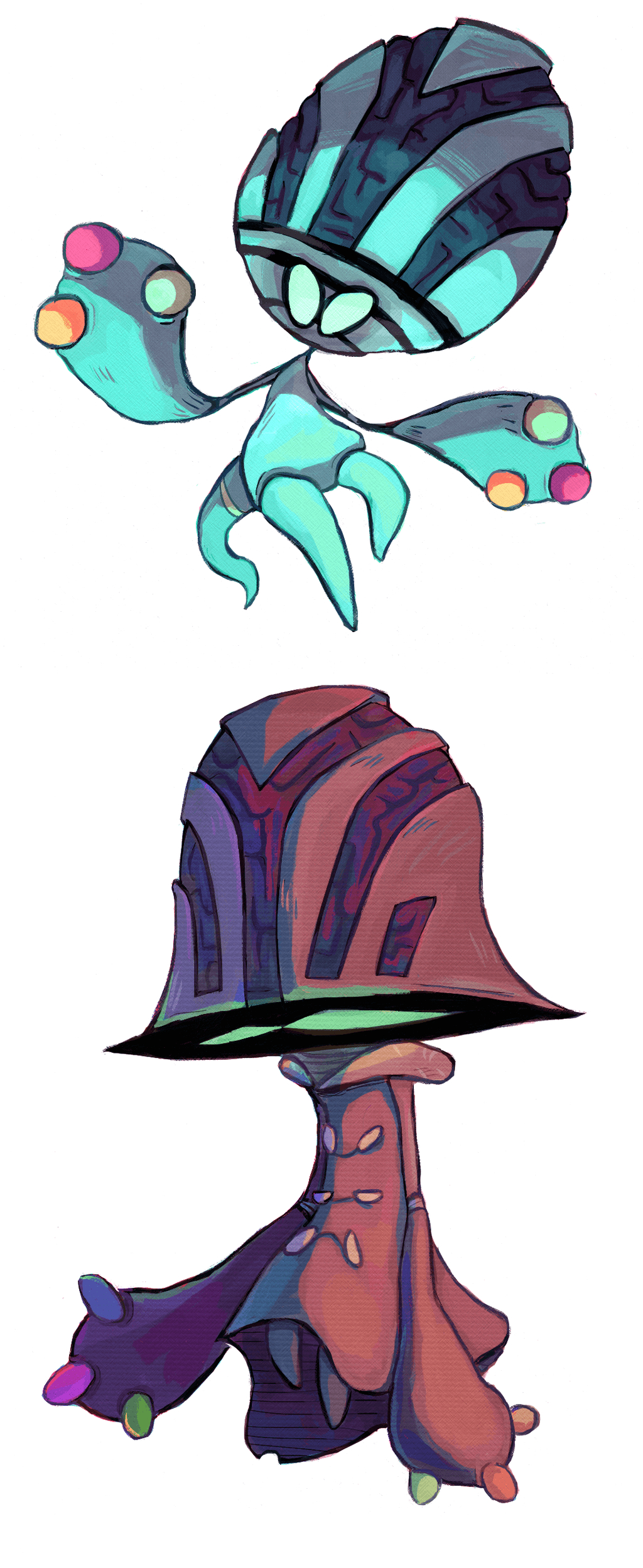 1030x2500 Elgyem and Beheeyem, Phone