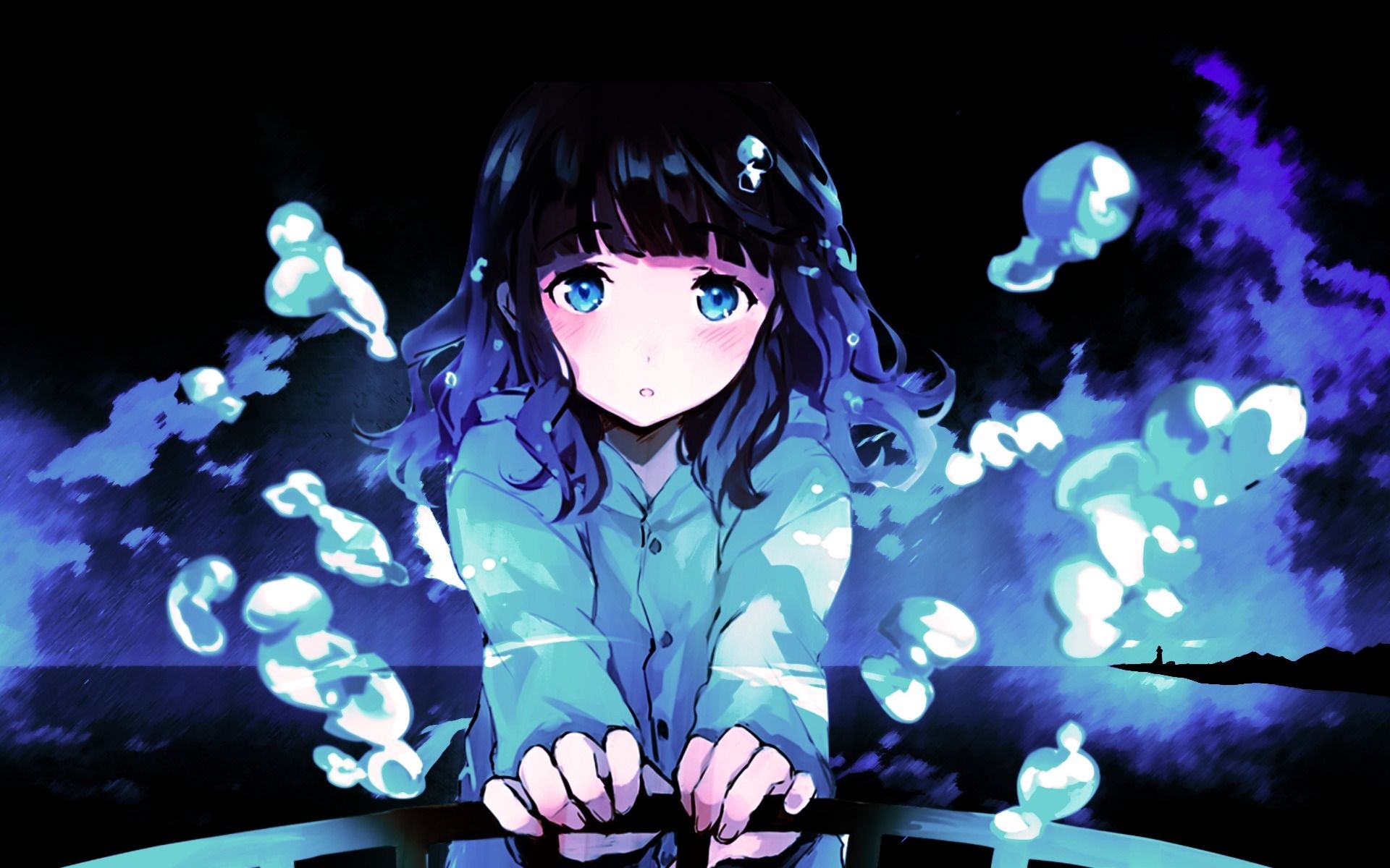 1920x1200 Anime Sad Girl Wallpaper, Desktop