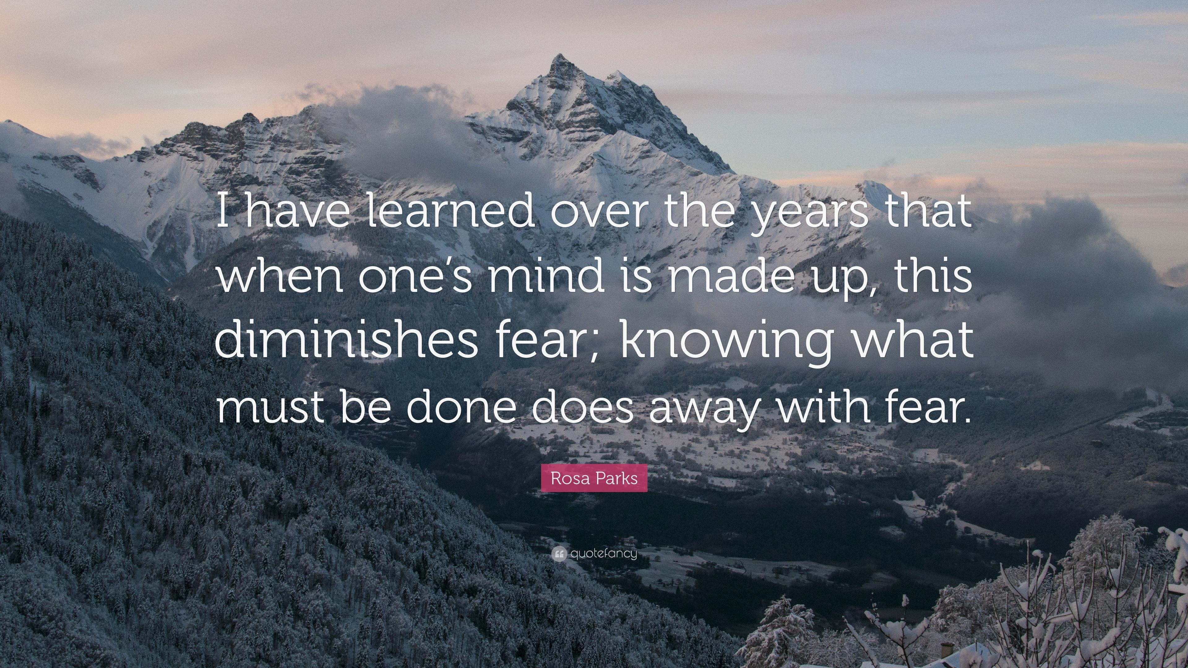 3840x2160 Rosa Parks Quote: “I have learned over the years that when one's, Desktop