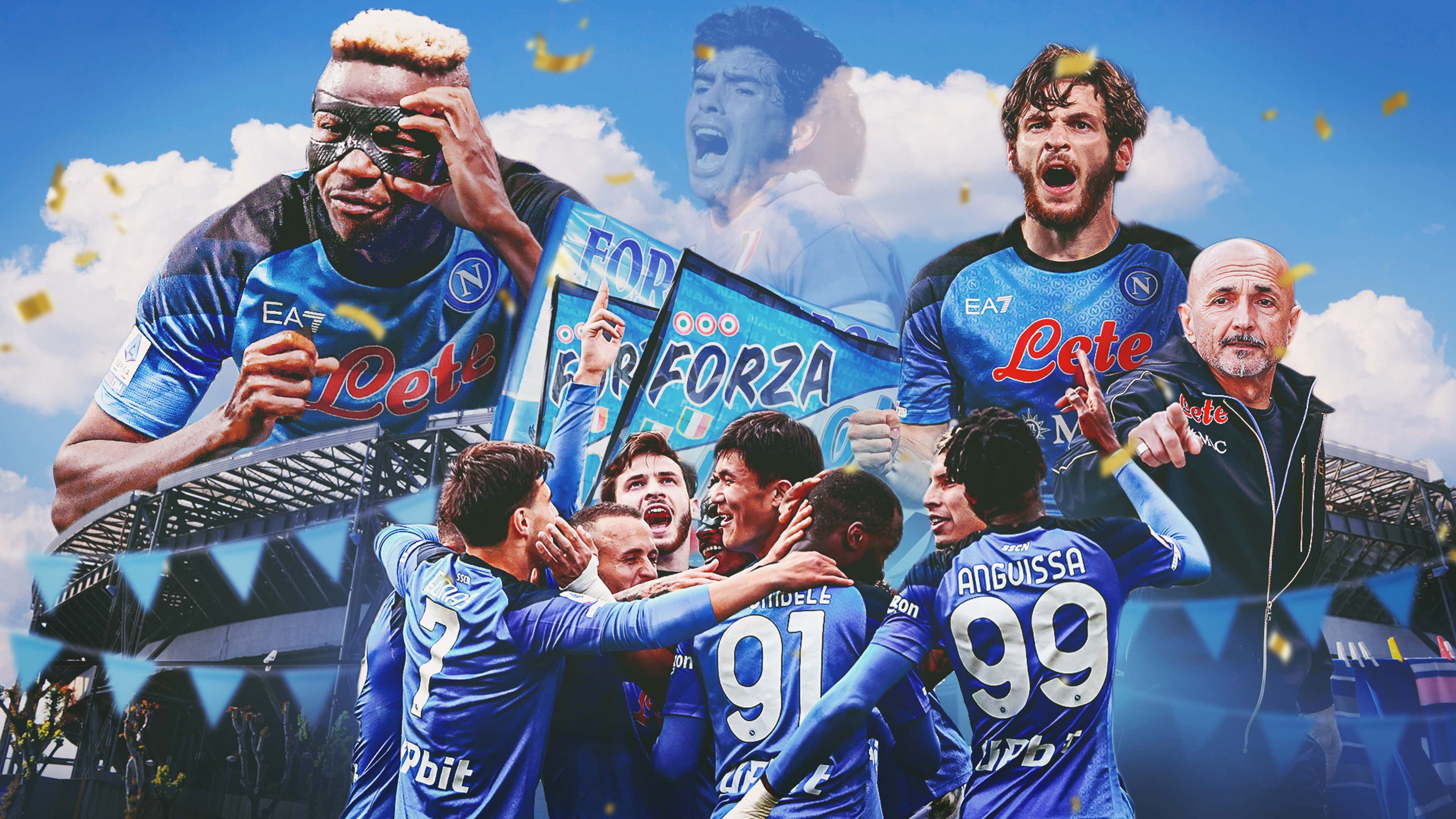 3840x2160 All hail Napoli's new immortals! Victor Osimhen, Khvicha Kvaratskhelia & Luciano Spalletti have made Diego Maradona proud with stunning Serie A title triumph. Goal.com Australia, Desktop