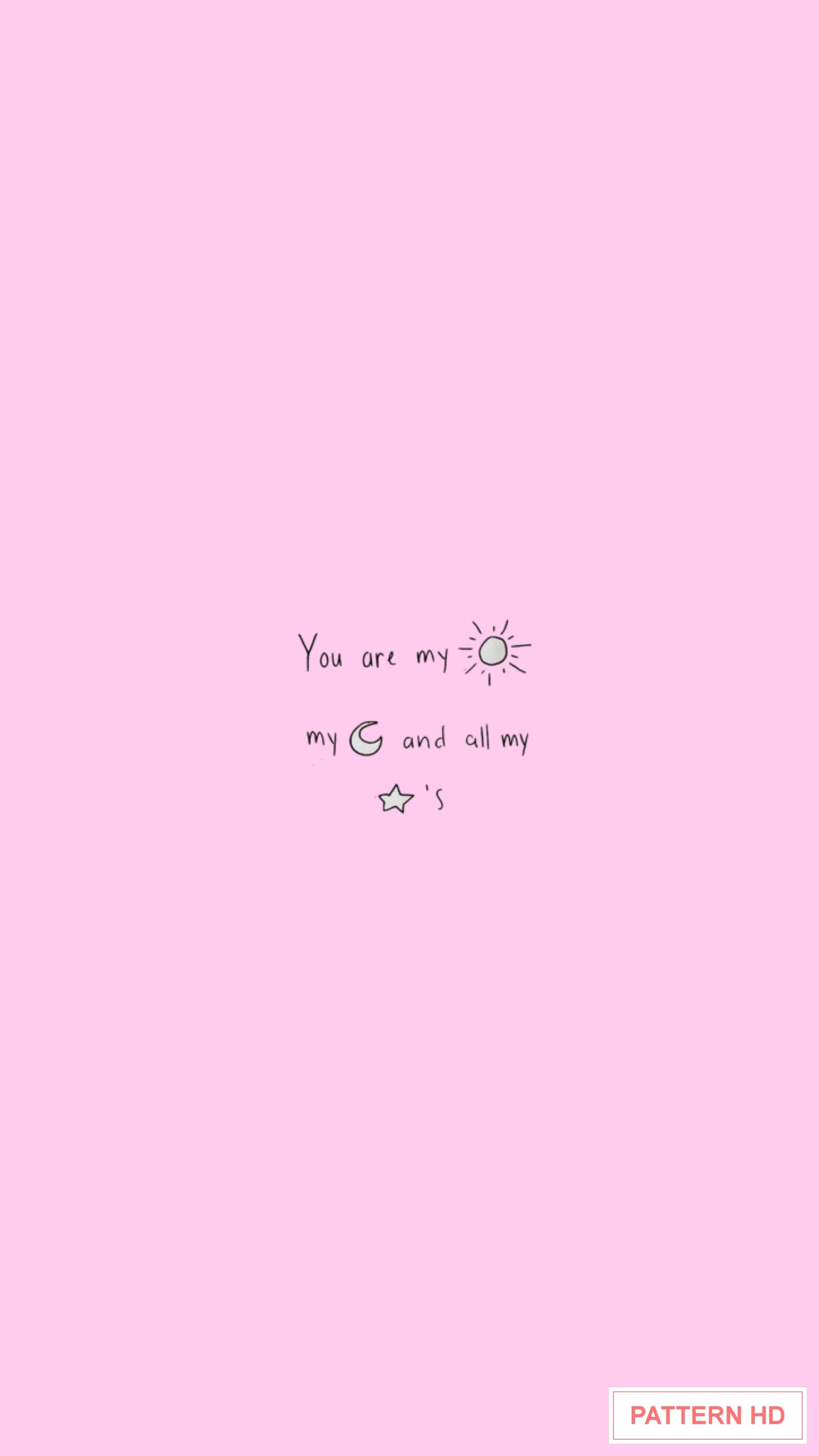 2000x3560 Pastel Pink Aesthetic Quotes Wallpaper, Phone