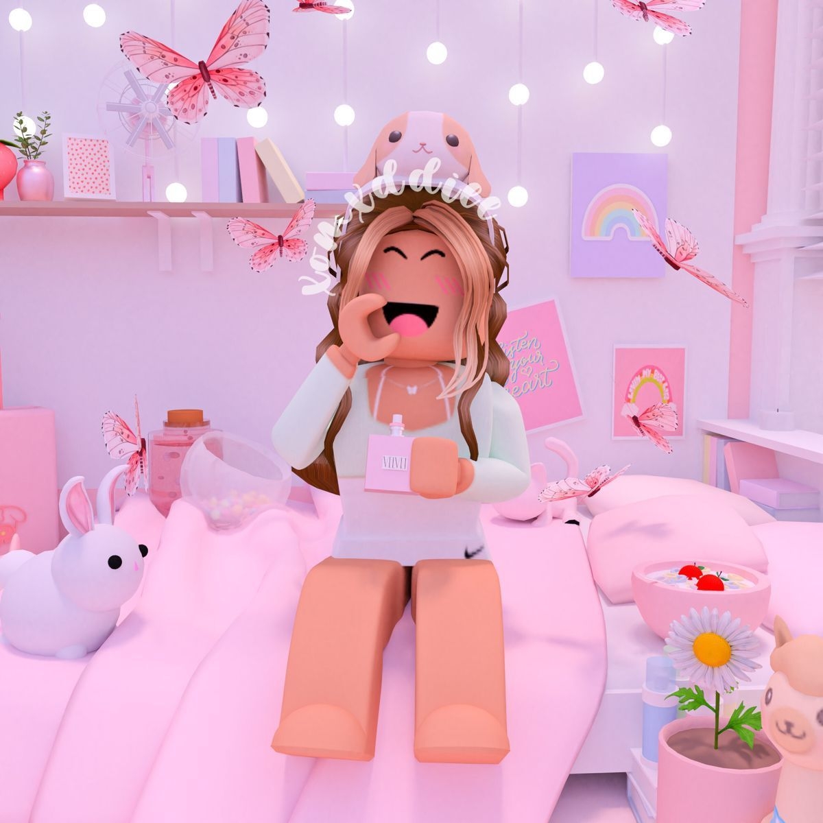 1200x1200 Soft Pink Aesthetic Roblox, Phone