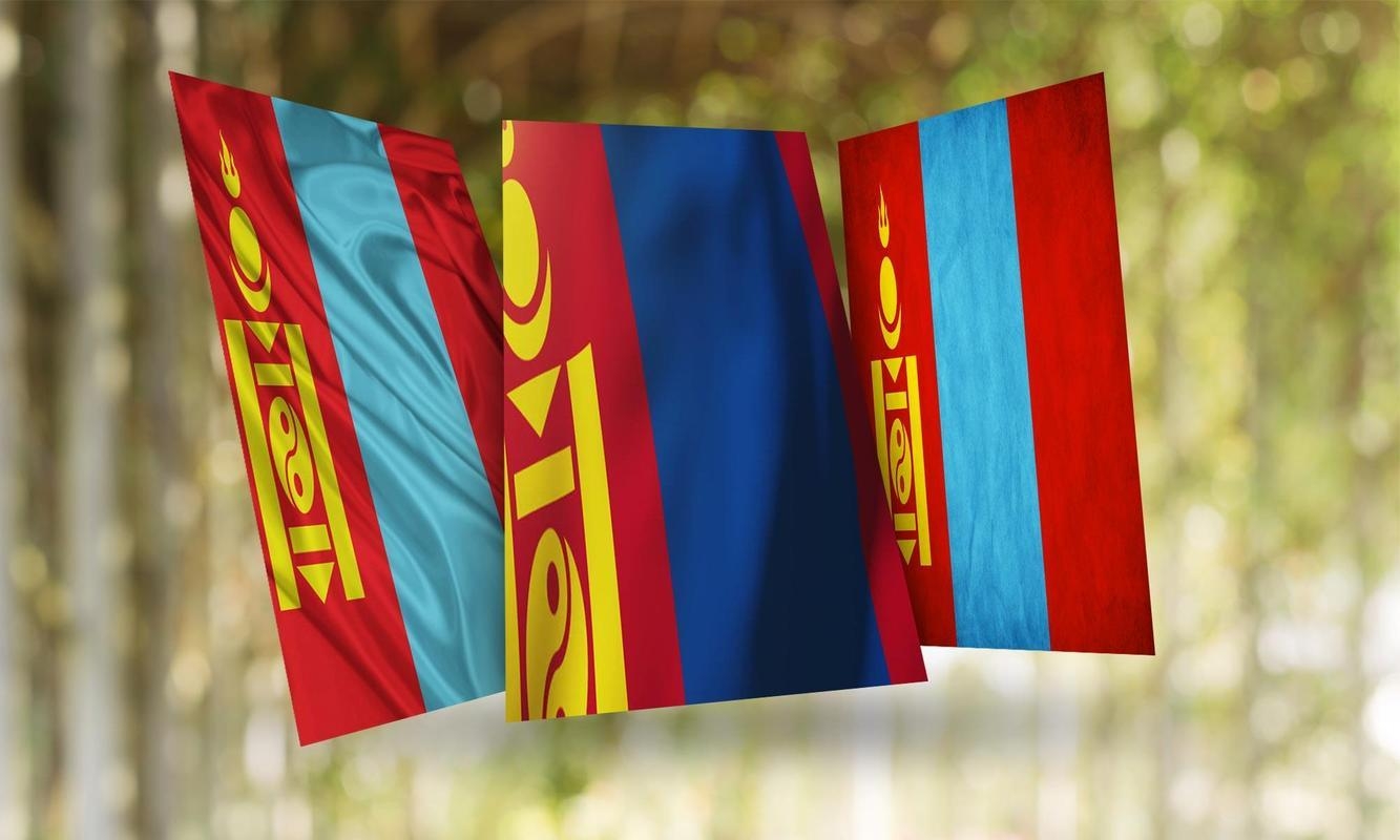 1340x800 Mongolia Flag Wallpaper for Android, Desktop