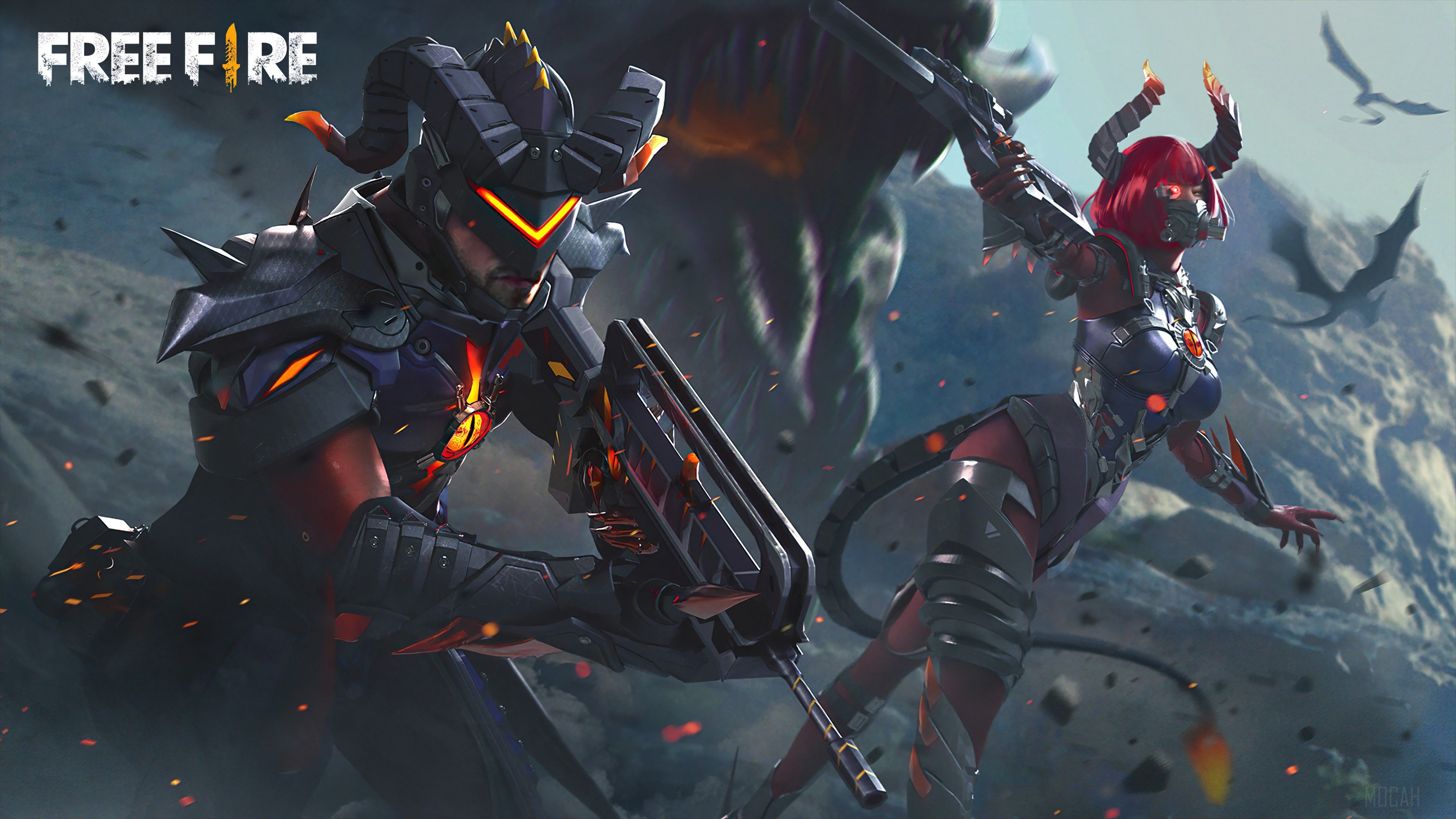3840x2160 Garena Free Fire, Battle Royale, Video Game, Skin 4k wallpaper. Mocah HD Wallpaper, Desktop