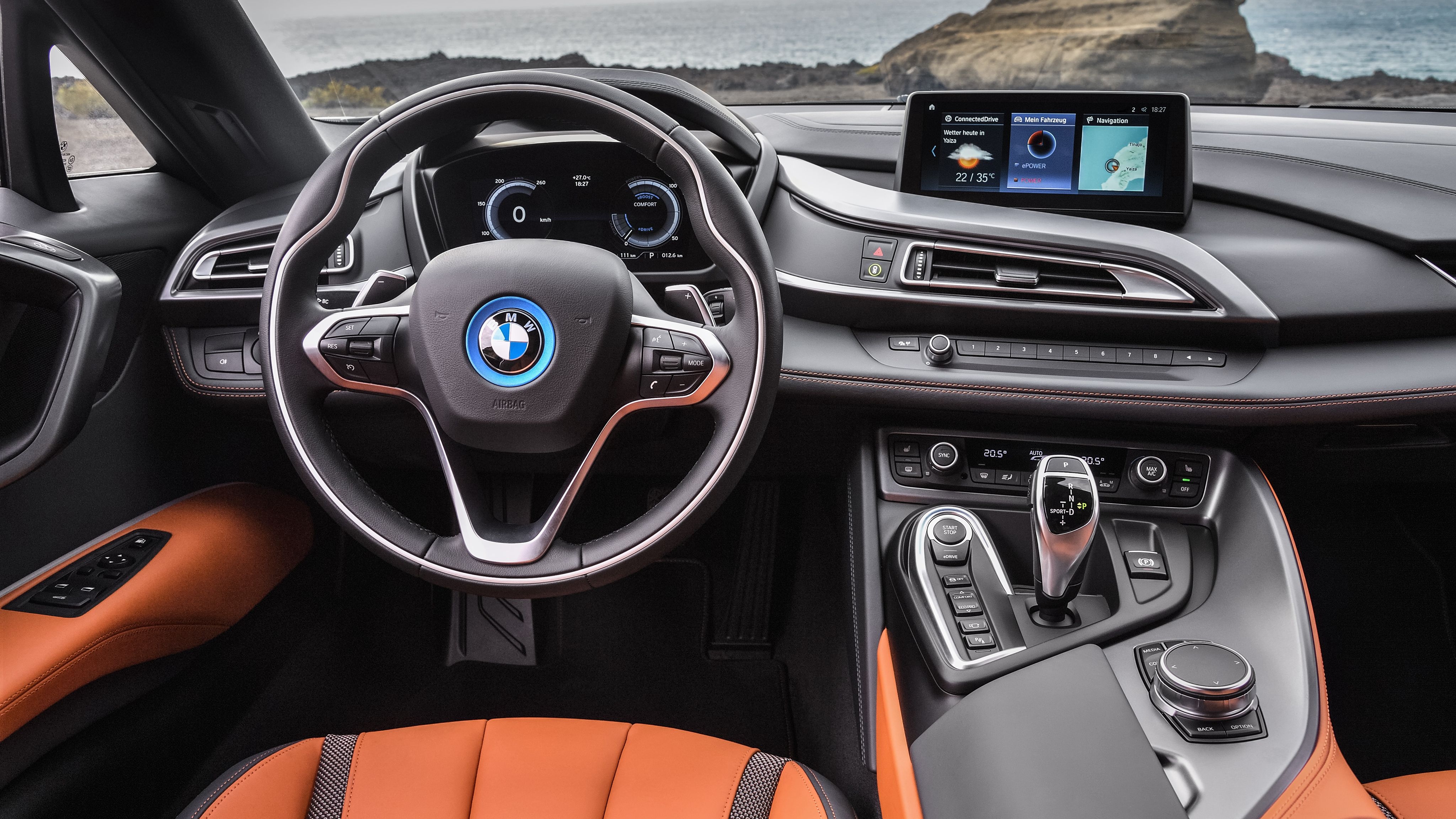 4100x2310 BMW i8 Roadster 4K Interior Wallpaper. HD Car Wallpaper, Desktop