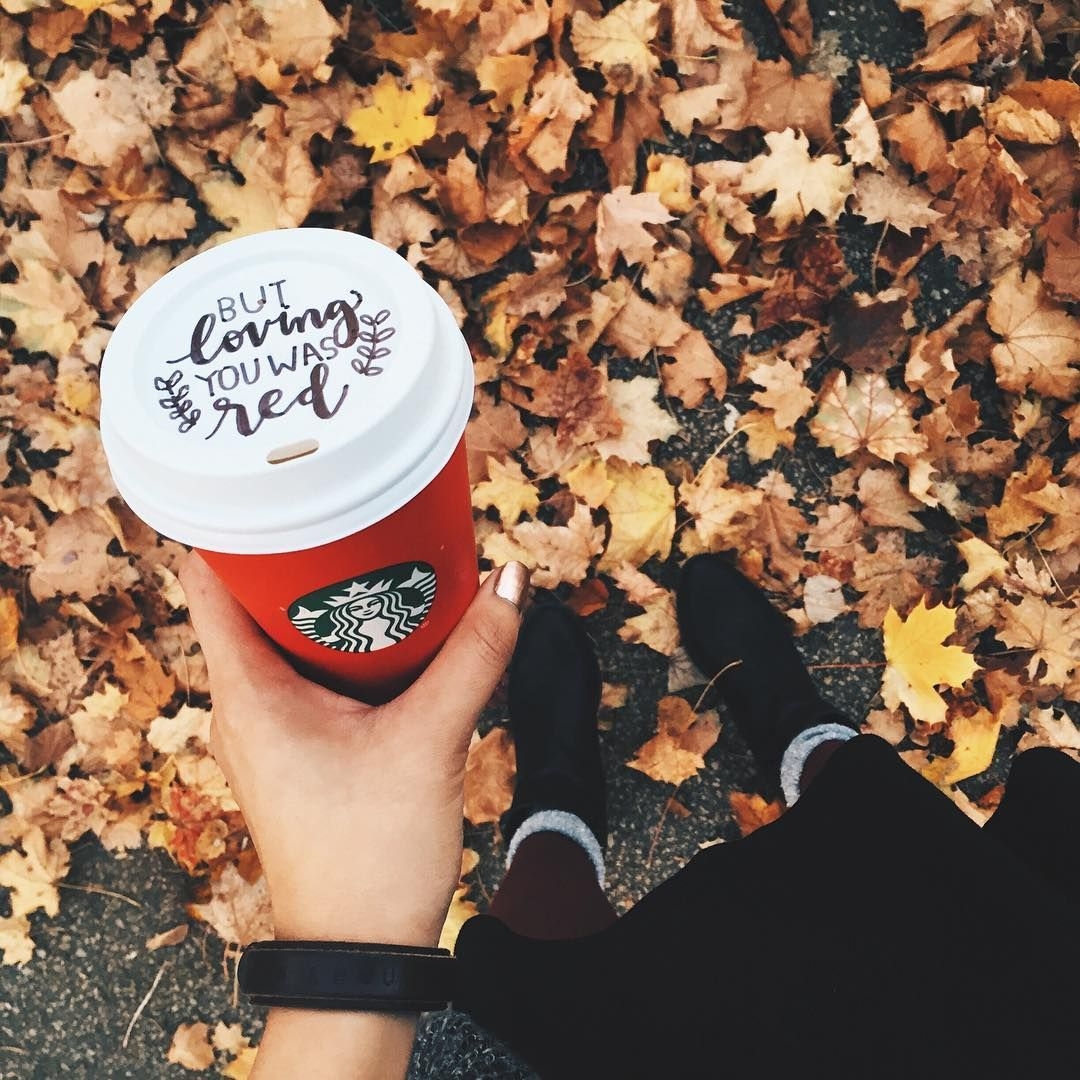1080x1080 mailakue on Instagram: “If Taylor Swift ever wrote a song for Starbucks, it would go a little like this. Autumn aesthetic, Autumn photography, Autumn inspiration, Phone