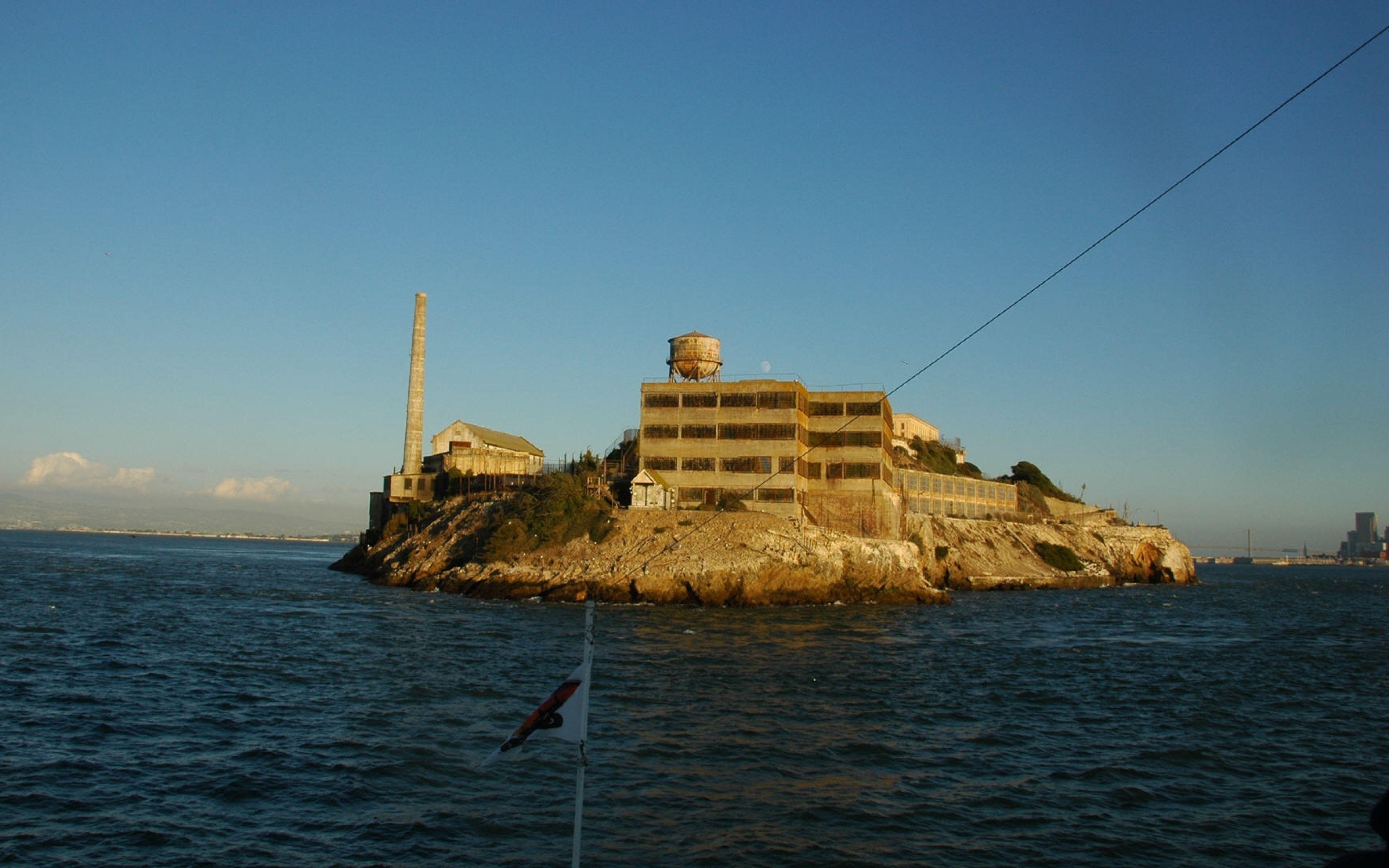3840x2400 Download Wallpaper  Alcatraz island, San francisco, Rocks, Desktop