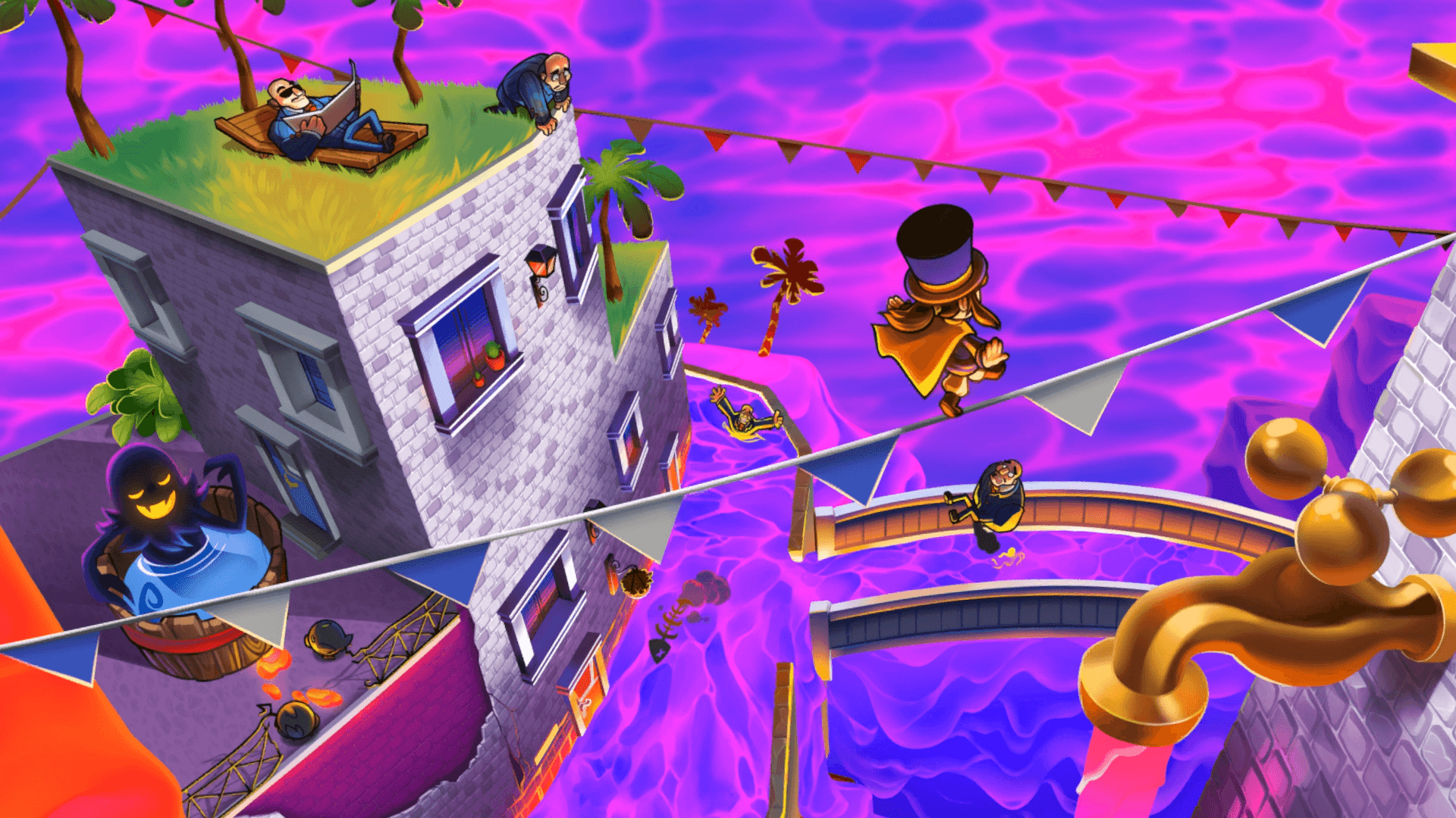 1920x1080 In Game Renders Of A Hat In Time: Death Wish Loading Screens, Desktop