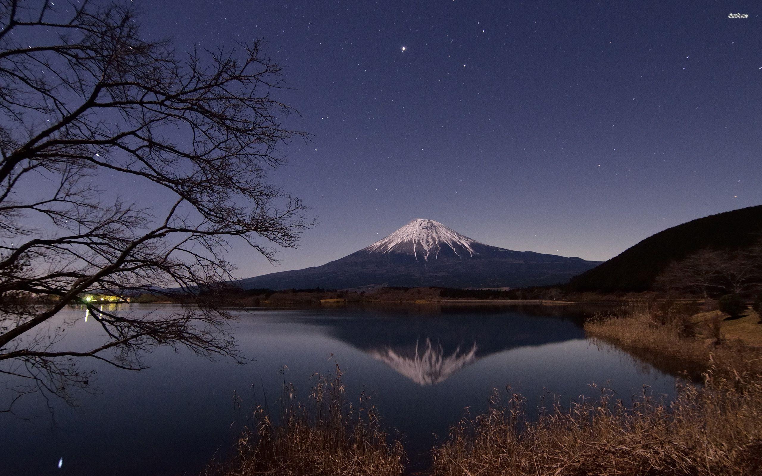 2560x1600 Tanuki lake and Mount Fuji wallpaper wallpaper - #, Desktop